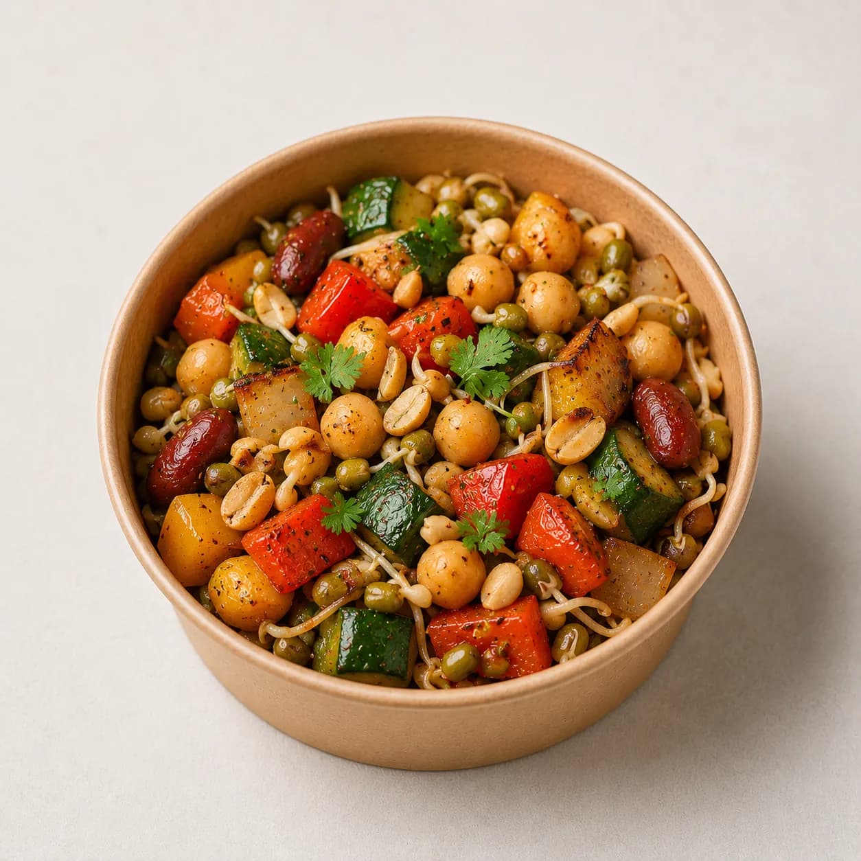 Warm Sprouts Crunch Bowl